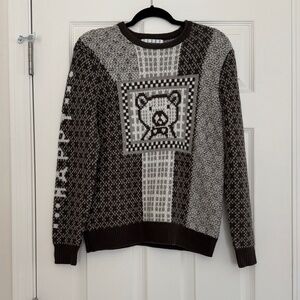 Teddy Fresh Happy Like That Sweater Unisex Size Small